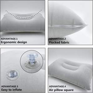 Almohada de Viaje Inflable Ergonómica y Portátil con Soporte para el Cuello para Mayor Comodidad en Movimiento MAKE WAVES ELI-G012 - Product Image 4