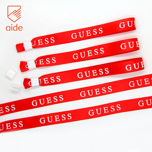 Pulseras de Tela para Eventos y Festivales, Pulseras de Cinta de Satén, Pulseras Tejidas con Clip de Plástico - Product Image 2