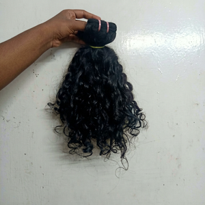 ผมถักหยิกบริสุทธิ์ธรรมชาติสีดำ100% 22 "จากแหล่งวัด - Product Image 3
