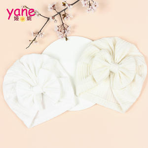 Neue Kinder Bogen Hut Neugeborene Blume <span class=keywords><strong>Baby</strong></span> einfarbig glänzend Hut 8 Farben elastisch und weich Stirnband - Product Image 5