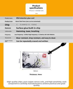 GETSMART Mini porte-clés RFID NFC ISO14443 personnalisé 13,56 MHz en ABS étanche avec étiquette de carte époxy pour contrôle d'accès - Product Image 5