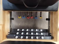 Tabla de Salto Antideslizante Premium, Caja de Sentado Estilo Estudio, Equipo de Entrenamiento de Yoga, Máquina de Pilates Comercial de Madera Negra para Ejercicios Corporales