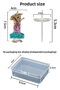 <span class=keywords><strong>Bougie</strong></span> d'<span class=keywords><strong>anniversaire</strong></span> sans fumée, bâtonnet numérique à paillettes colorées, étincelles roses 0-9, décoration de gâteau tendance pour célébrités Instagram, fête de bébé - Product Image 6
