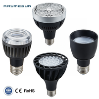 Lampe LED Par30 220V pour rails, projecteur à faisceau de 24 degrés, ampoules E27 10W 12W 30W 35W, blanc froid, neutre, chaud, décoratif