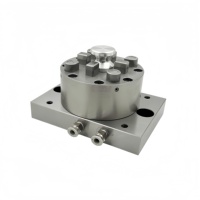 Mandrin pneumatique de précision 4 mors CNC System 3R D100 avec plaque de base pour électroérosion à plaquettes, indexation 0,005 mm HE-R06643