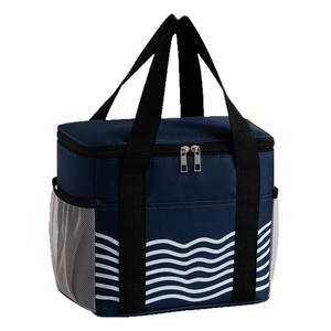 Bolsa térmica para el almuerzo con diseño ondulado, de aluminio grueso, para refrigeración y almacenamiento, para trabajadores de oficina y estudiantes. - Product Image 5