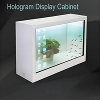 Vitrine Holographique 3D Transparente Effet Flottant Présentation à 360° Sans Soudure – Optimisez le Trafic Commercial Personnalisable
