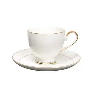 Royal classic conjunto de copos de chá, em relevo, branco, antigo, xícaras de café e molhos