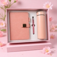 Coffret de carnets roses de luxe 2026, haute qualité, écriture fluide, idéal pour cadeau d'affaires – Nouveauté très prisée