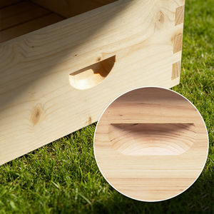 Nouvelle ruche Menger en bois de sapin, 2 couches, Langstroth, 10 cadres, joint en queue d'aronde, non assemblée, avec garantie de 3 mois, fournitures pour apiculture - Product Image 1