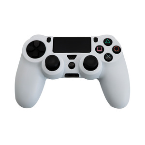 Funda de silicona suave para <span class=keywords><strong>PS4</strong></span> Gamepad Funda protectora para <span class=keywords><strong>PS4</strong></span> <span class=keywords><strong>Controller</strong></span> Protector de piel de goma - Product Image 1
