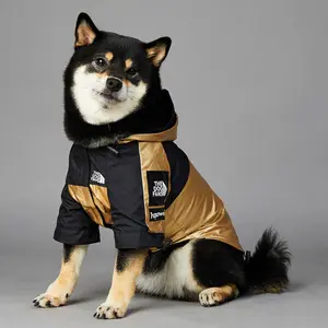 Köpek ceket kapağı ceket hoodie toptan hotsell lüks tasarımcı kıyafetler malzemeleri giyim Pet elbise köpek giysileri