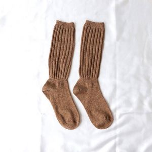 Calzini invernali spessi semplici per ragazze giapponesi con Logo personalizzato tengono i <span class=keywords><strong>piedi</strong></span> caldi - Product Image 4