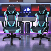 Chaise de jeu Esports en maille moderne spécialisée Dossier réglable Confortable pour s'asseoir longtemps pour les cybercafés Lazy Gamers