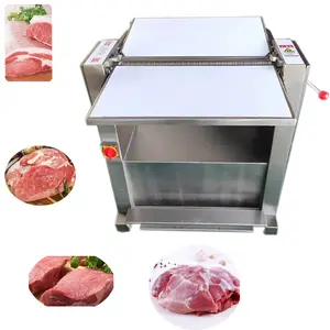 Ethiopia fresh meat slice cortadora de pollo cut sliced meat slicing saw pork control weight scanner