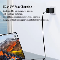 Cable USB5 Tipo C SYONG, Salida de Video 16K60Hz, Transmisión de Datos a 80Gbps, Cable de Carga PD240W para Trabajo y Entretenimiento