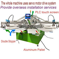 Máquina de Impresión Automática de 3 Colores y 12 Estaciones para Pulpo, Venta Directa de Fábrica