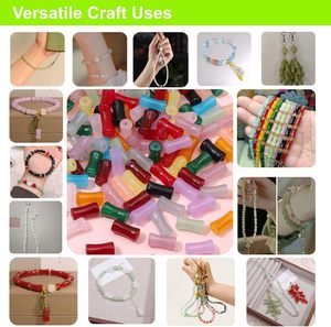 Kit di Decorazione per Orologi con 1200 Perline di Vetro, 48 Colori, Perline di Cristallo di Forma Insolita Ovali, Prodotte in Cina, per Creazioni Fai-da-Te e Gioielli - Product Image 6