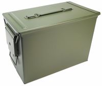 Caja de Munición Metálica Resistente al Agua 50CAL M2A2 de Fábrica, Caja para Balas