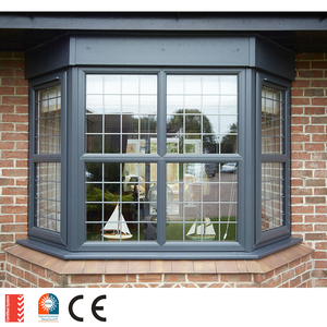 Fenêtres en <span class=keywords><strong>baie</strong></span> européennes à double vitrage certifiées AS à vendre, design en aluminium, fenêtre en <span class=keywords><strong>baie</strong></span> grillagée - Product Image 4