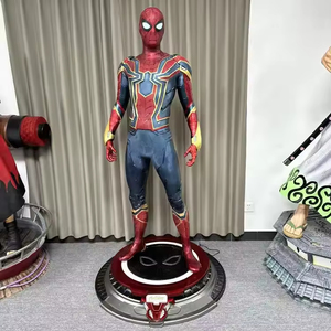 Statue a Grandezza Naturale di Supereroi <span class=keywords><strong>Marvel</strong></span>, Sculture di Iron Man e Spider-Man per Decorazione - Product Image 4
