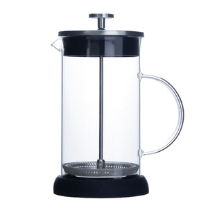 Vetro ad alta 304 borosilicato a mano birra <span class=keywords><strong>latte</strong></span> <span class=keywords><strong>e</strong></span> tè macchina filtro stampa francese caffettiera durevole bottiglie di vetro - Product Image 1