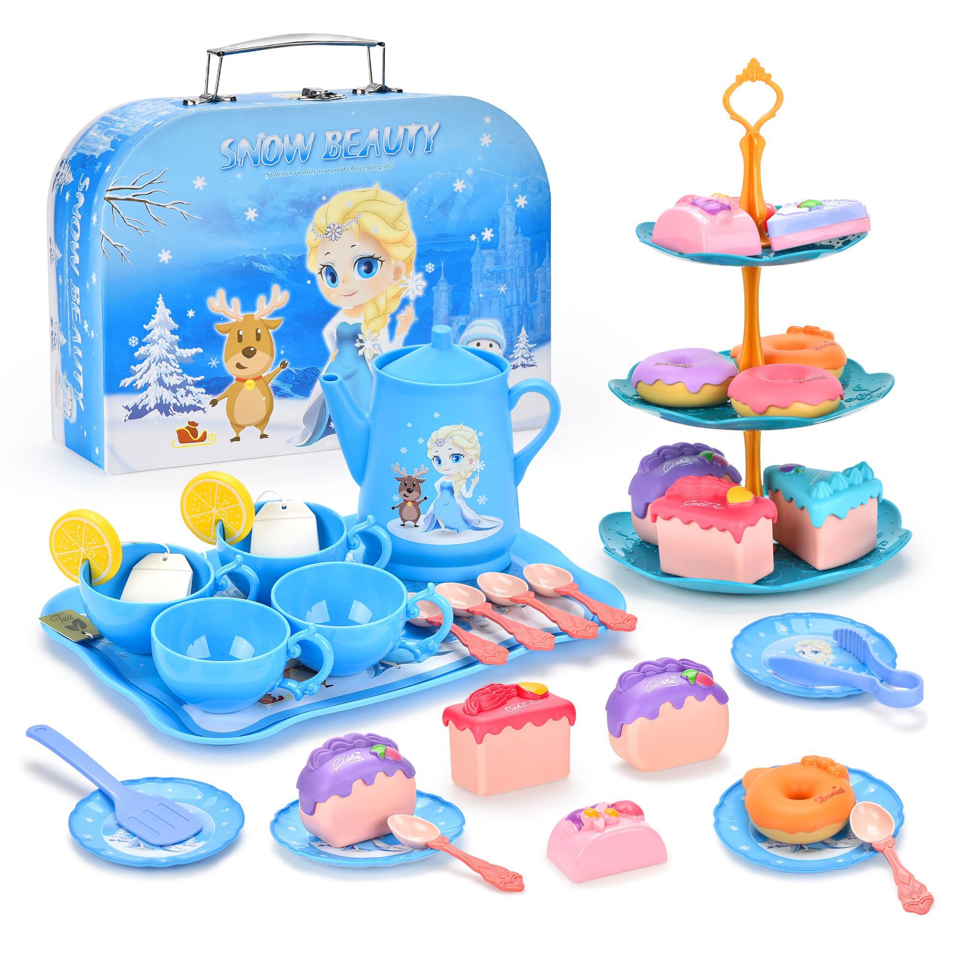 B105 ice and snow afternoon tea-44pcs