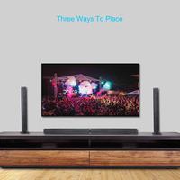 Samtronic 2019 samtronic Offre Spéciale 2,1ch 80W barre de son sans fil, 39 pouces écran plat TV bt barre de son surround home cinéma