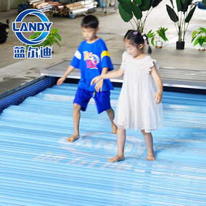 Automatic PC <strong>Sliding</strong> Deck <strong>Pool</strong> Cover UV-Shielding Waterproof <strong>Swimming</strong> <strong>Pool</strong> Winter Cover for Inground <strong>Pools</strong> - Product Image 2
