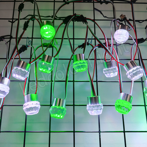 Focos LED RGB de Cristal <span class=keywords><strong>Pixel</strong></span> WS2811 de 32 mm, IP65, para Decoración de Bodas, Navidad y Uso en Carreteras - Product Image 1
