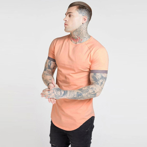 Streetwear Men's Short Sleeve <b>T</b>-Shirt 100% Cotton Spandex 200GSM Breathable Anti-Wrinkle Eco-Friendly Summer Casual Tee Custom - Product Image 1
