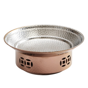 Stainless Steel Dry Boiler Copper Base Hammered Finish Commercial Kitchen Use - Product Image 1