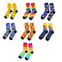 Chaussettes populaires en coton rayé, motif drapeau arc-en-ciel LGBT, pour le Festival de la fierté gay, lesbien, queer, bisexuel et transgenre