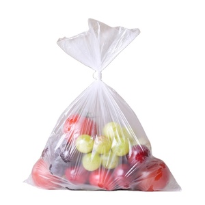 Sac en rouleau en HDPE de haute qualité, résistant aux déchirures, à fond plat et à fermeture étoile, pour légumes, produits alimentaires et produits frais en supermarché - Product Image 1