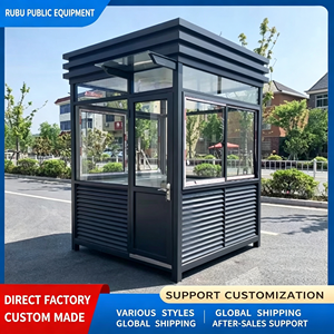 Cabina di Sicurezza Mobile Prefabbricata, Chiosco Esterno Impermeabile e Isolato, Postazione di Guardia Portatile per Fabbriche e Parcheggi - Product Image 3