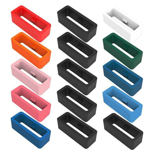 Venta al por mayor de fábrica OEM: Sujetadores de silicona de 16MM, 18MM, 20MM, 22MM, 24MM, 26MM, sujetadores de correa de goma con hebilla para correas, compatibilidad universal - Product Image 4