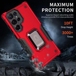 Custodia per Telefono <span class=keywords><strong>TCL</strong></span> <span class=keywords><strong>20</strong></span> XE Antiurto con Anello Metallico e Supporto, per Samsung S25 Edge S24 Ultra A55, <span class=keywords><strong>Cover</strong></span> Magnetica per Auto - Product Image 3