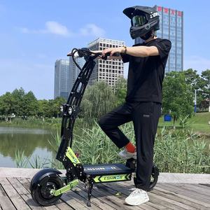 Scooter électrique tout-terrain 6000W 60V avec mot de passe, double moteur, pliable, deux roues, 11 pouces, scooter électrique 8000w pour adultes avec siège - Product Image 6