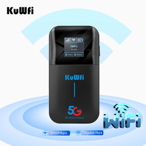 Router Wifi de Bolsillo 5G KuWFi Mini, Banda Global <span class=keywords><strong>NSA</strong></span> SA, Batería de Larga Duración de 4500 mAh, para <span class=keywords><strong>Viajes</strong></span> de Negocios, con Puerto LAN - Product Image 1
