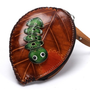 Boshiho Genuine Leather Animal Coin <b>Purse</b> Cute Wallets with <b>Key</b> Chain - Product Image 6
