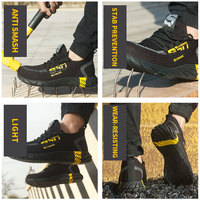 Chaussures de Sécurité D827 Hommes Femmes avec Embout de Protection, Bottes de Travail Industrielles et de Construction