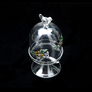 Wholesale Catering Glass <strong>Cake</strong> Dome Transparent Glass <strong>Cake</strong> Dome Glass <strong>Cake</strong> <strong>Cover</strong> - Product Image 2