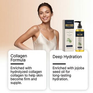 Huile corporelle au collagène hydratante pour une peau lisse et délicate, soin rafraîchissant et hydratant. - Product Image 4