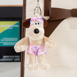Porte-clés en peluche chien adorable 15 cm – Jouet pour sac, voiture, cadeau - Product Image 3