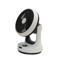 Ventilateur de circulation d'air turbo de table portable intelligent de 45W ventilateurs de circulation d'air électriques à oscillation 3D à vitesse de 7.5 m/s