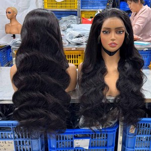 Pelucas de Cabello Humano Rizado Birmano 250%, Pelucas de Cabello Humano Rizado en Espiral Vietnamita 13x6 con Encaje Frontal, Pelucas de Cabello Humano Rizado Camboyano con Ondas Naturales - Product Image 1