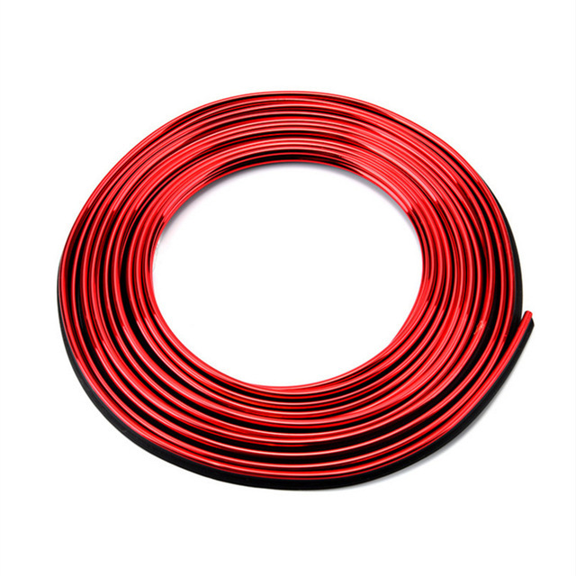 New 5M Car Styling Interior Exterior Decoration Strips Moulding Trim Dashboard Door Edge Universal for Cars Auto Accessories