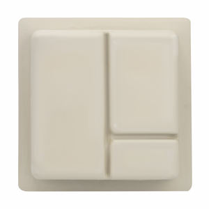 رف استحمام سيراميكي مدمج بثلاثة أقسام لحفظ الشامبو. سهل التركيب، سهل التنظيف، صحي، لا يصدأ ولا يسبب تكون العفن الأسود - Product Image 4