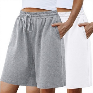 JAC22 DK24401 Men's Summer Cotton Casual Shorts with <b>Drawstring</b> Knitted Mid-Waist Breathable Beachwear - Product Image 2