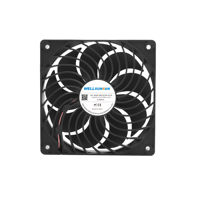 Ventilateur sans balais DC WELLSUNFAN, neuf et original, haute performance (Cfm élevé), 4,7 pouces (120 mm), 120 x 120 x 25 mm, connecteur USB OEM/ODM, longueur de câble 30 cm